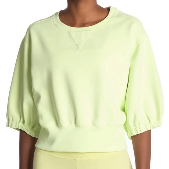 Free People Tops - 🛑SOLD Free People Movement Lead the Pack Layering Top in Lime Green Medium NWT